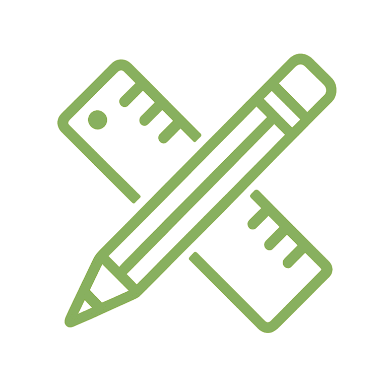 Symbol für Aufmaß und Planung