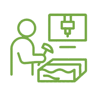 Symbol für eigene Fertigung